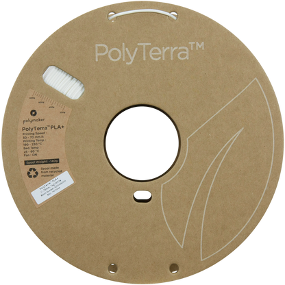 Polymaker | PolyTerra PLA+ | White | 1.75mm | 1 kg