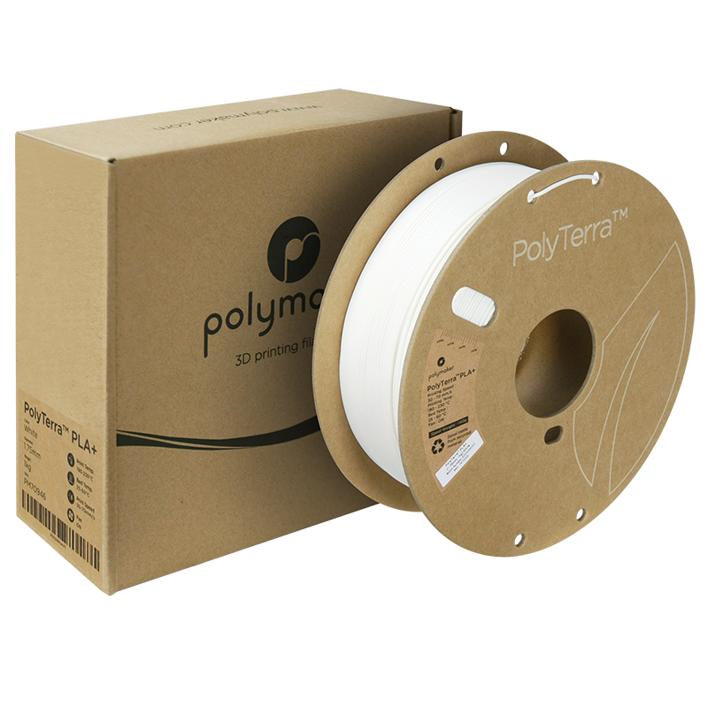Polymaker | PolyTerra PLA+ | White | 1.75mm | 1 kg
