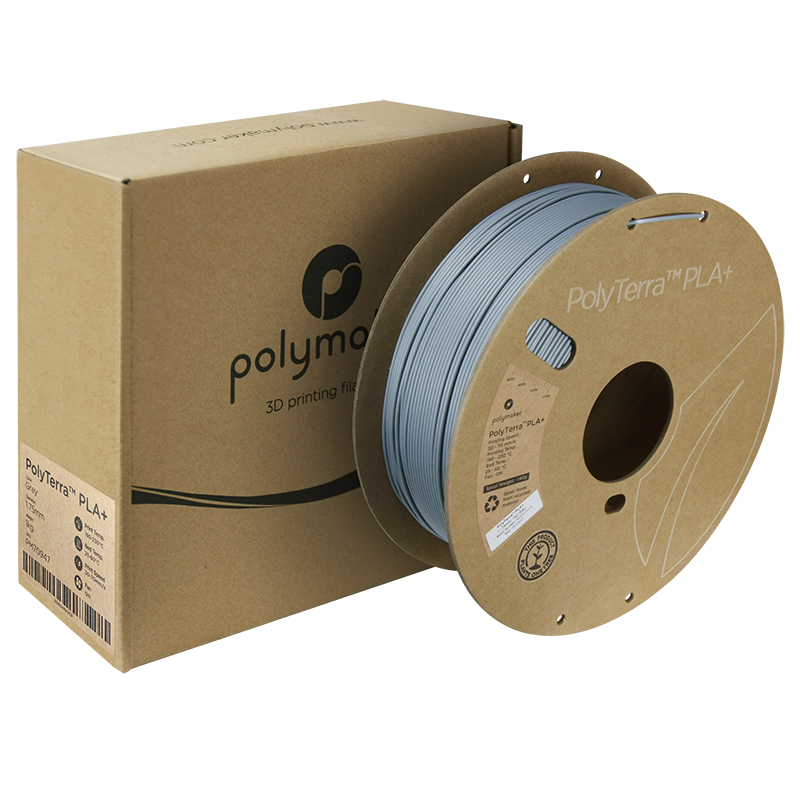 Polymaker | PolyTerra PLA+ | Grey | 1.75mm | 1 kg