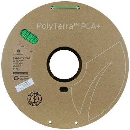 Polymaker | PolyTerra PLA+ | Green | 1.75mm | 1 kg