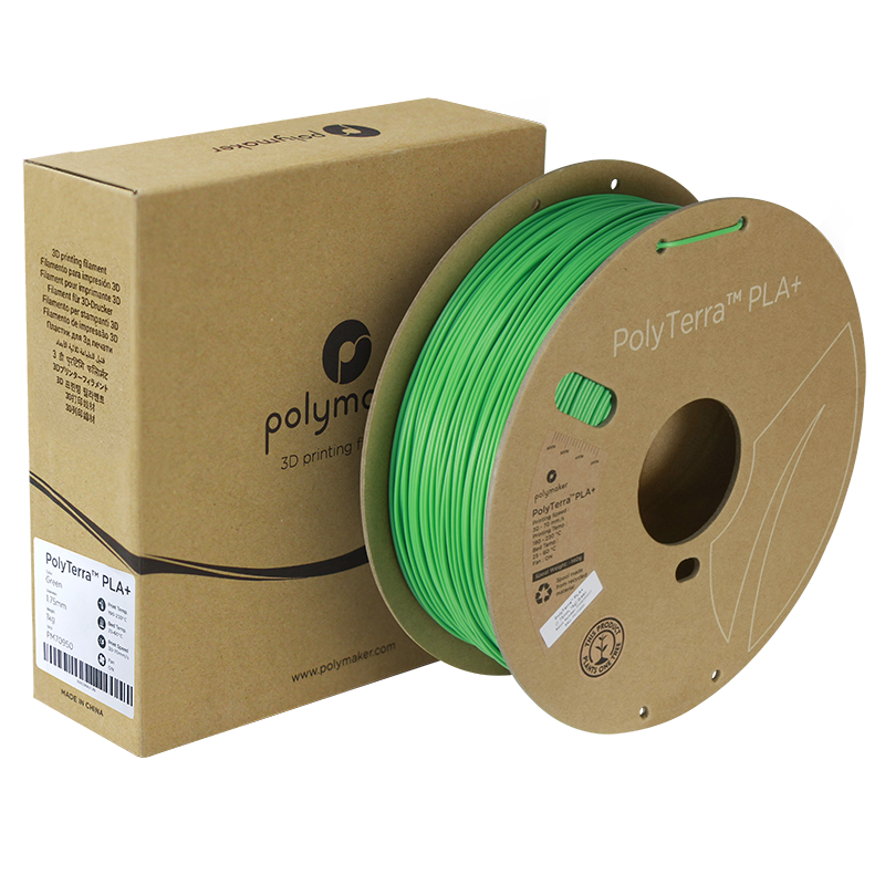 Polymaker | PolyTerra PLA+ | Green | 1.75mm | 1 kg