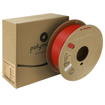 (UDGÅR) Polymaker | PolyTerra PLA | Army Red | 1.75mm | 1 kg