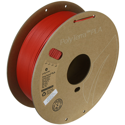 (UDGÅR) Polymaker | PolyTerra PLA | Army Red | 1.75mm | 1 kg