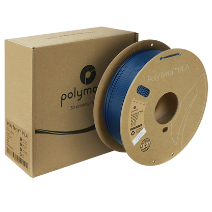 (UDGÅR) Polymaker | PolyTerra PLA | Army Blue | 1.75mm | 1 kg