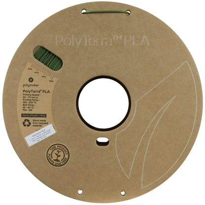 Polymaker | PolyTerra PLA | Army Dark Green | 1.75mm | 1 kg