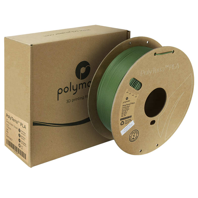 Polymaker | PolyTerra PLA | Army Dark Green | 1.75mm | 1 kg