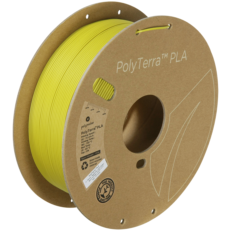 (UDGÅR) Polymaker | PolyTerra PLA | Army Light Green | 1.75mm | 1 kg
