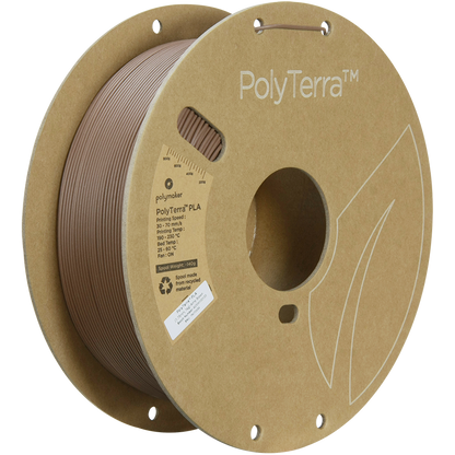 (UDGÅR) Polymaker | PolyTerra PLA | Army Brown | 1.75mm | 1 kg