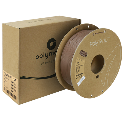 (UDGÅR) Polymaker | PolyTerra PLA | Army Brown | 1.75mm | 1 kg