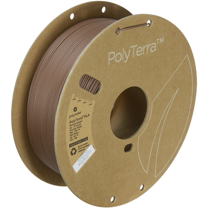 (UDGÅR) Polymaker | PolyTerra PLA | Army Brown | 1.75mm | 1 kg