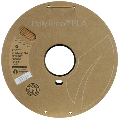 Polymaker | PolyTerra PLA | Wood Brown | 1.75mm | 1 kg
