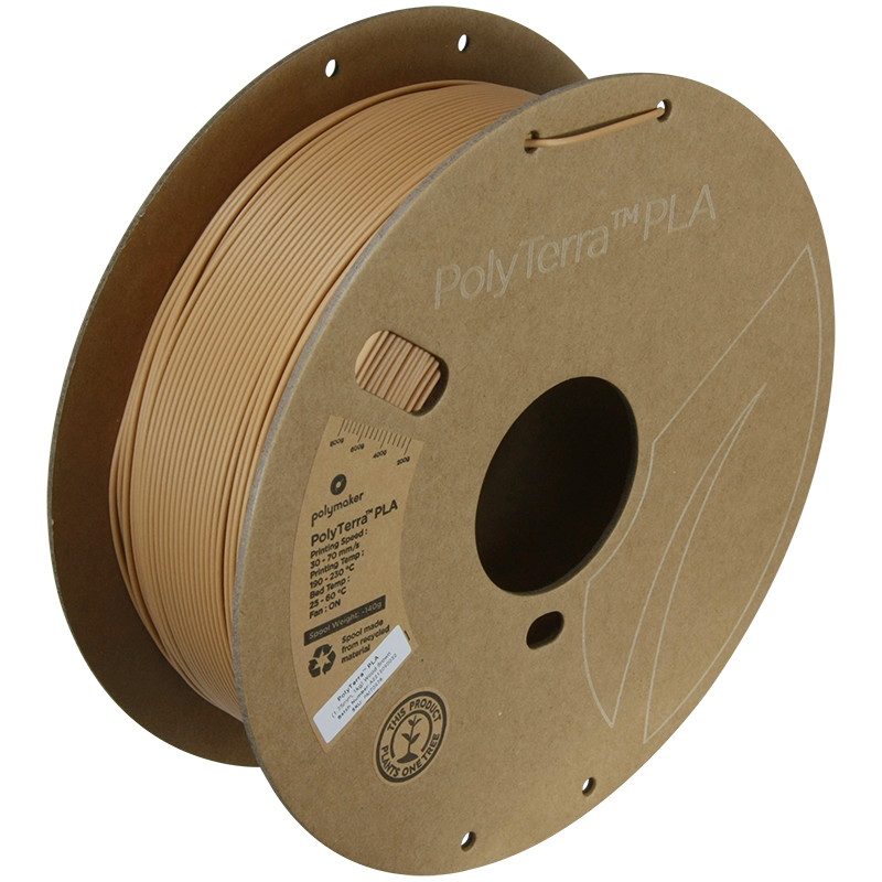 Polymaker | PolyTerra PLA | Wood Brown | 1.75mm | 1 kg