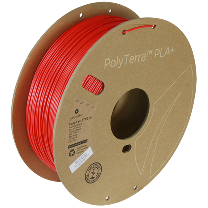 Polymaker | PolyTerra PLA+ | Red | 1.75mm | 1 kg