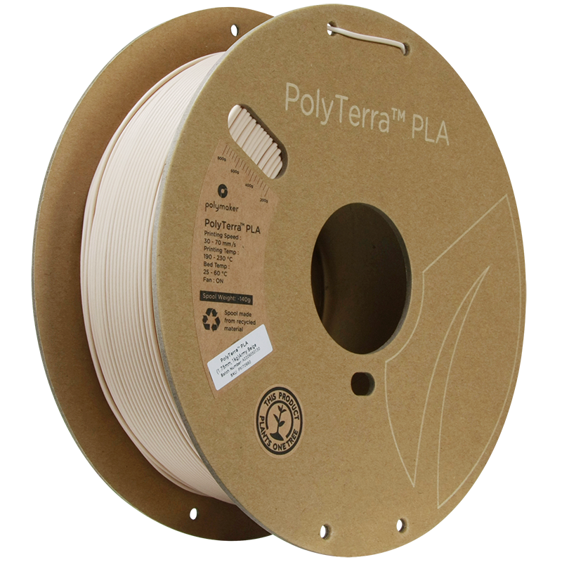 (UDGÅR) Polymaker | PolyTerra PLA | Army Beige | 1.75mm | 1 kg