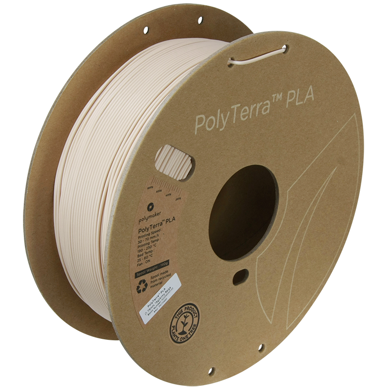 (UDGÅR) Polymaker | PolyTerra PLA | Army Beige | 1.75mm | 1 kg