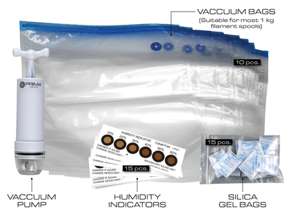 PrimaCreator Air Tight Filament Storage Set – vakuumsæt til filament