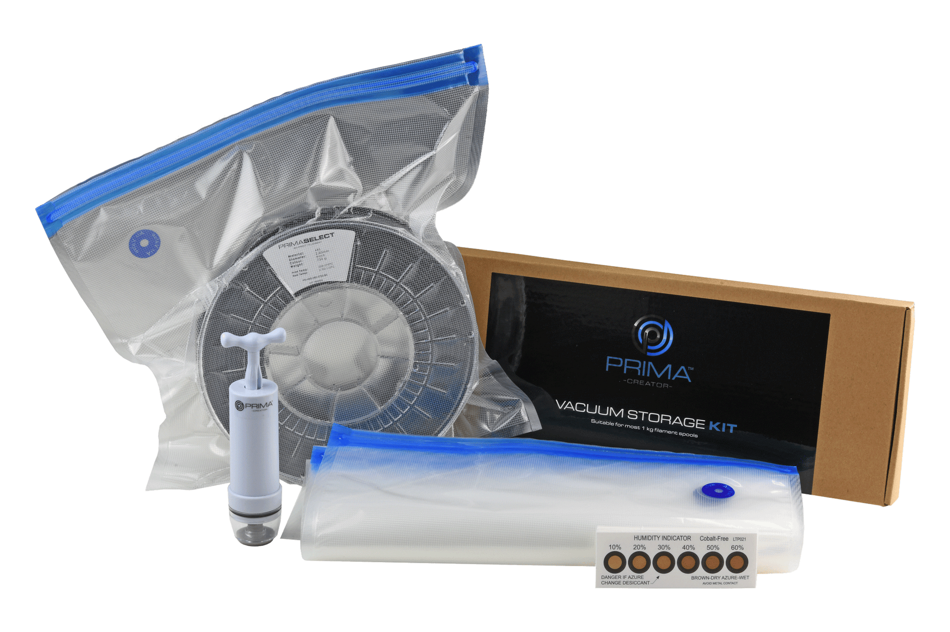 PrimaCreator Air Tight Filament Storage Set – vakuumsæt til filament