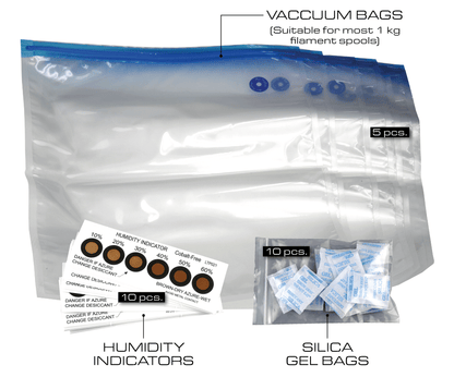 PrimaCreator Filament Storage Bags – 5 stk. vakuumposer