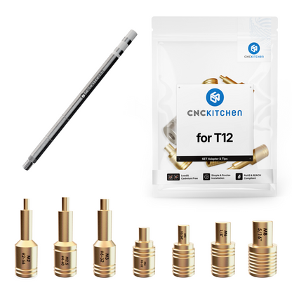 Installationsspidser M2-M8 til T12-loddekolbe