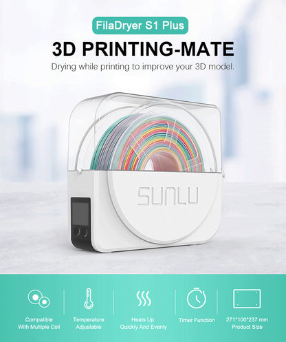 SUNLU FilaDryer S1 Plus – filamenttørrer