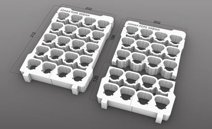 Milwaukee Packout - Opbevaringsindsats til M12 batterier