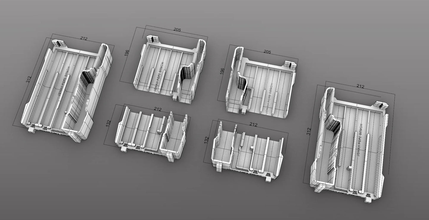 Milwaukee Packout - Opbevaringsindsats til M12 kabelklammepistol