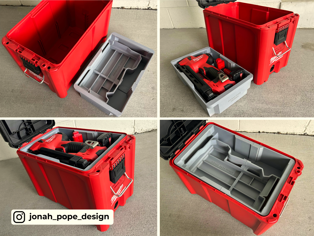 Milwaukee Packout - Opbevaringsindsats til M12 kabelklammepistol