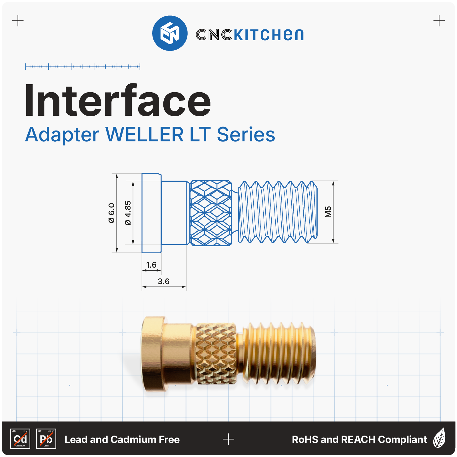 Weller LT-interface på adapter til Installation Tips