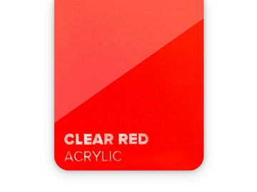 Acrylic - Clear red 3 mm