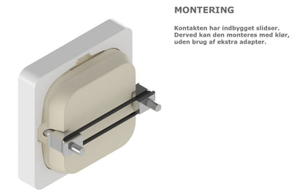 Zigbee tryk XL - ST, Hvid: Uden symboler (7241456976029)