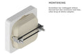 Zigbee tryk XL - ST, Hvid: Tænd/sluk & op/ned symboler (7241494036637)