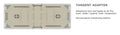 Zigbee tryk XL - ST, Hvid: On/off symboler (7241395437725)