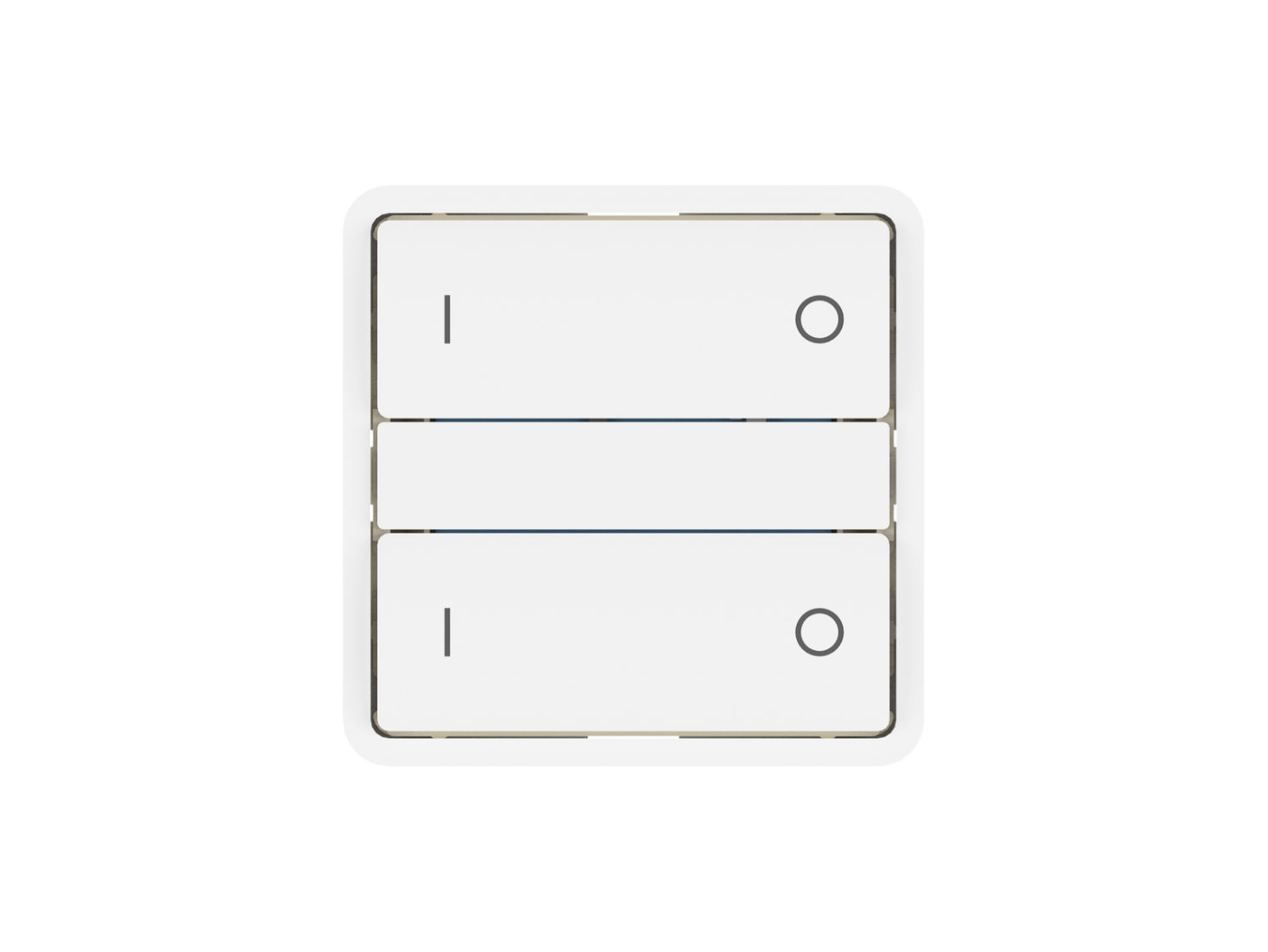 Zigbee tryk XL - ST, Hvid: On/off symboler (7241395437725)