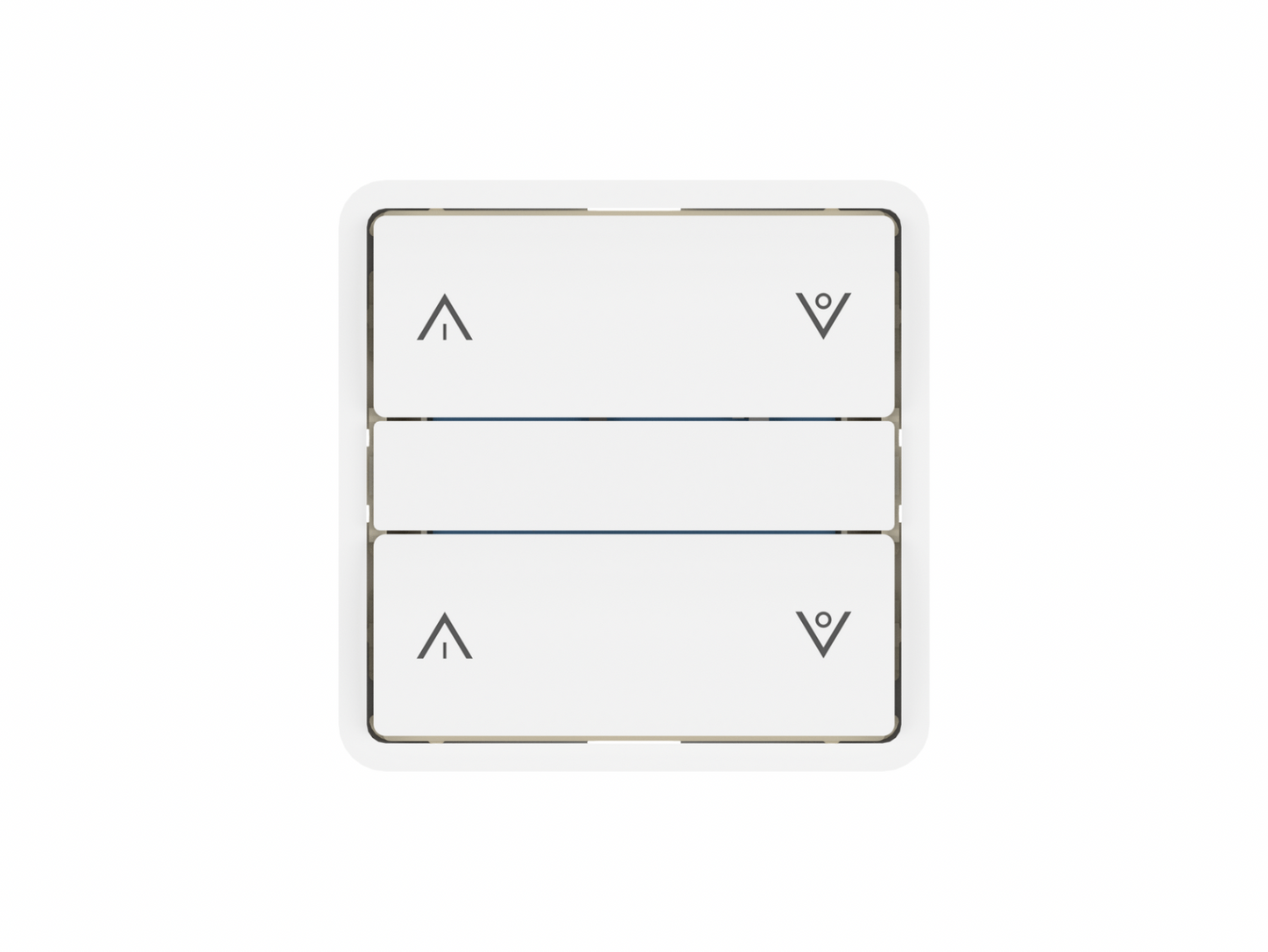 LAB3D Hue Zigbee tryk -ST med LK Fuga tangenter - Hvid: Op/ned symboler (7159684432029)
