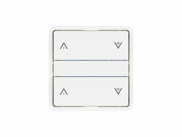 Zigbee tryk XL - ST, Hvid: Op/ned symboler (7241491546269)