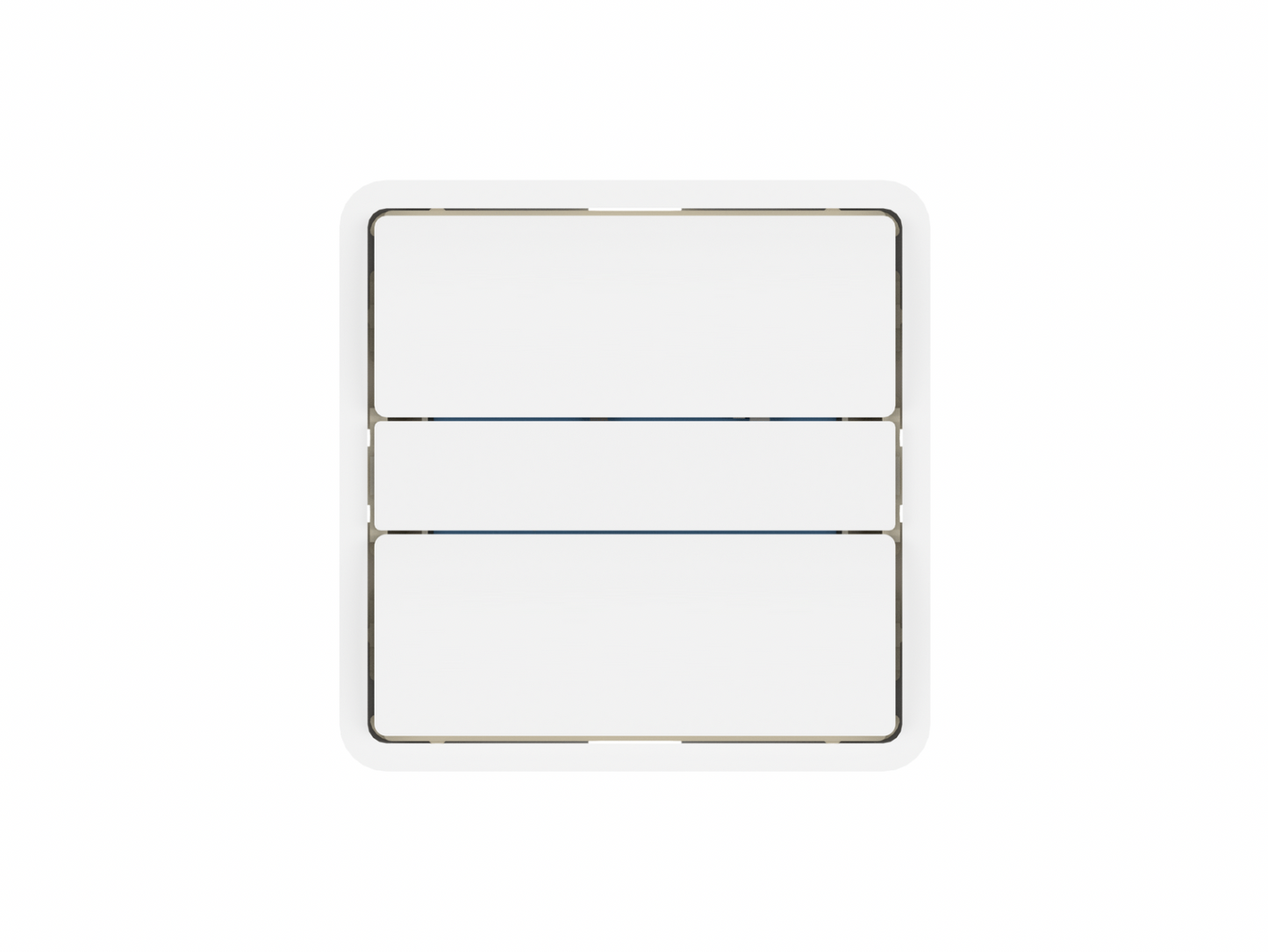 LAB3D Hue Zigbee tryk -ST med LK Fuga tangenter - Hvid: Uden symboler (7159687446685)