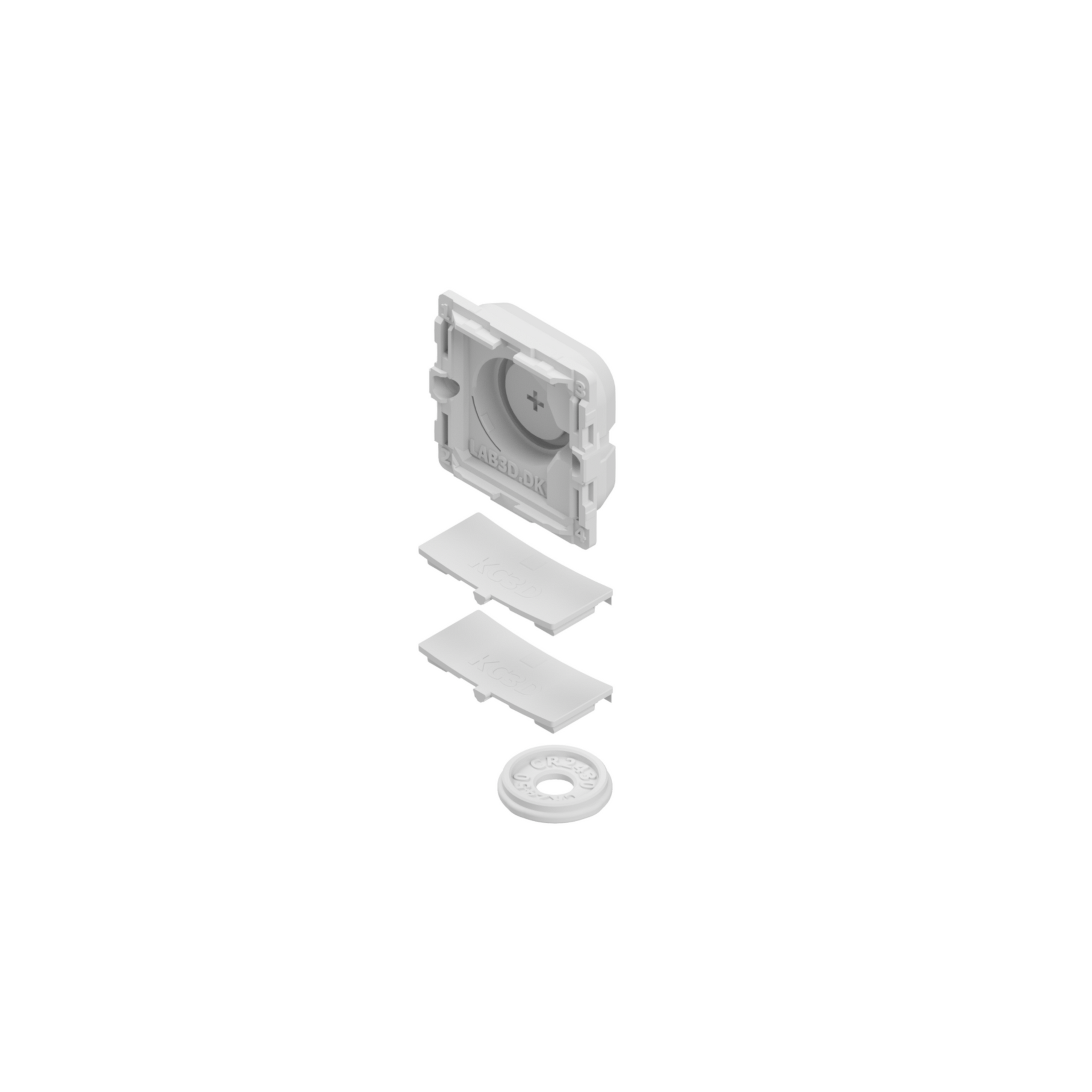 Ombygningskit - LAB3D Zigbee tryk til LAB3D Zigbee Tryk XL - AT