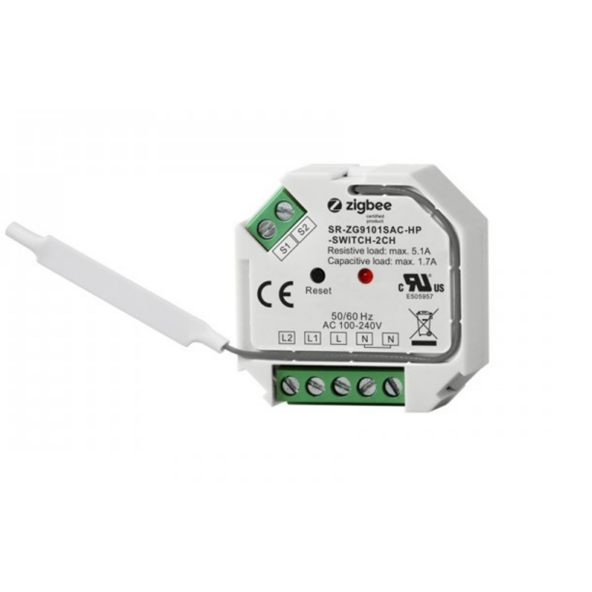 Dobbelt Relæ Zigbee Switch
